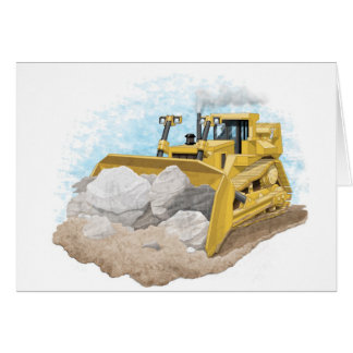 UngeBulldozerkort Hälsningskort