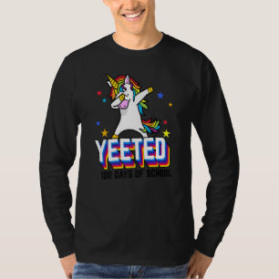 Ungefär 100 dagars lektion i skolan Dabbing Unicor T Shirt