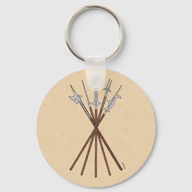 Ungefär 1600-talets utspel nyckelring (Framsida)