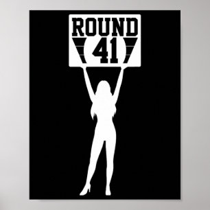 Ungefär 41 år gammal Boxer Bday 41:a födelsedagsbo Poster