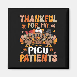 Ungefärlig Picu Nurse Thanksgiving Turkiet Pediatr Magnet
