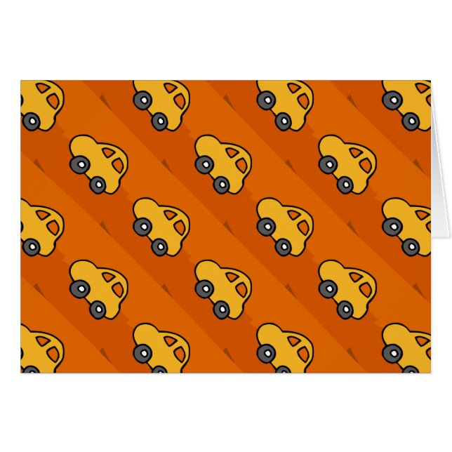 UngeKÄRLEK: Mini- mini- leksakbilar Hälsningskort (Framsidan Horizontal)