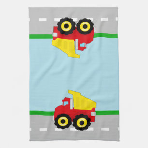 Ungekonstruktion Dumptruck Kökshandduk