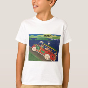 UngelastbilTshirt med djur av St John, USVI T Shirt