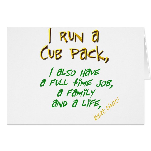 ungeledaregrönt hälsningskort (Framsidan Horizontal)