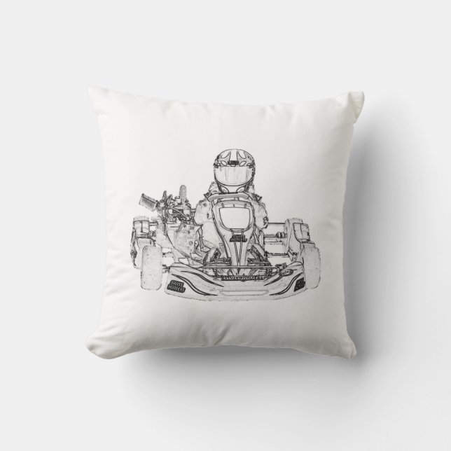 Ungen Kart/rutig flagga kudder Kudde (Framsida)