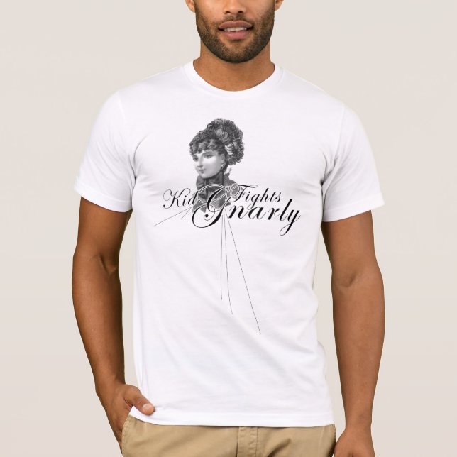 Ungen slåss Gnarly | gammala England Tee (Framsida)