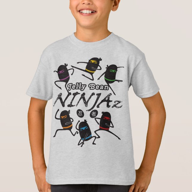 UngeNinja T-tröja: Geléböna Ninjaz T Shirt (Framsida)