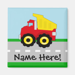 Ungepojkekonstruktion Dumptruck Magnet