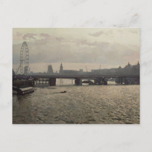 Ungerford Bridge från Waterloo Bridge Vykort