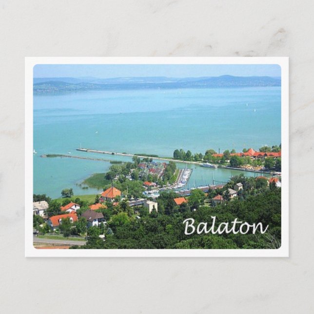 Ungern - Balaton - Vykort (Framsida)