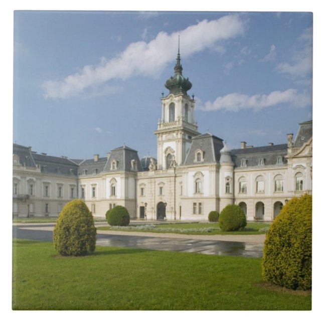 UNGERN, Balatonregionen Sjö, KESZTHELY: 2 Kakelplatta (Framsidan)