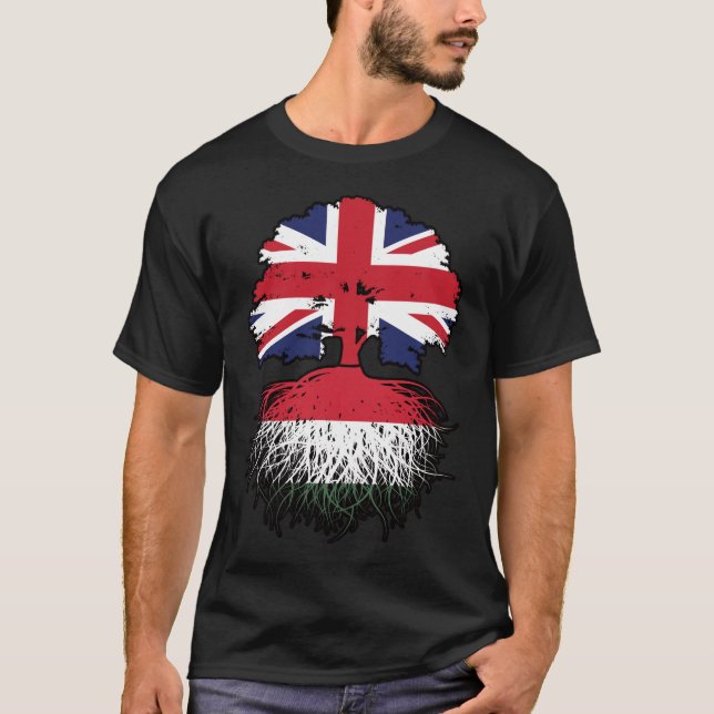 Ungern, British UK, Förenade kungariket T Shirt (Framsida)