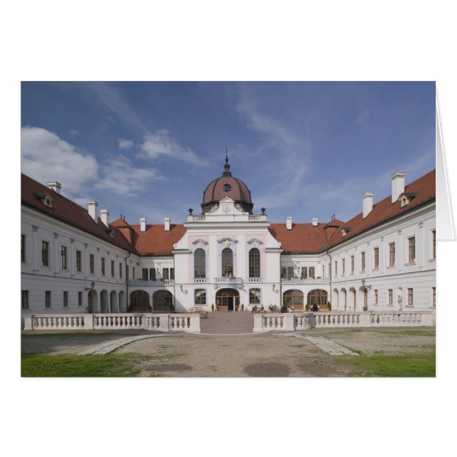 Ungern, Budapest, Godollo: Kunglig herrgård, Hem Hälsningskort (Framsidan Horizontal)