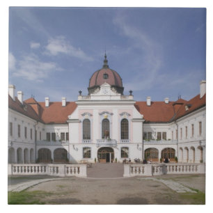 Ungern, Budapest, Godollo: Royal Mansion, hem Kakelplatta