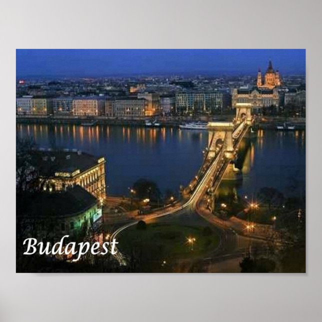 Ungern - Budapest - Poster (Framsidan)