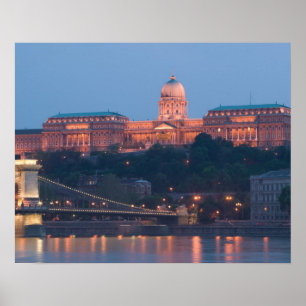 UNGERN, Budapest: Szechenyi (Chain) Bridge Poster