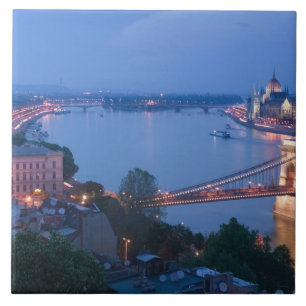 UNGERN, Budapest: Szechenyi (Kedje) Bron, 2 Kakelplatta