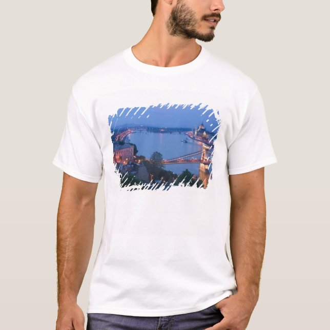 UNGERN, Budapest: Szechenyi (Kedje) Bron, 2 T-shirt (Framsida)