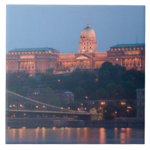 UNGERN, Budapest: Szechenyi (Kedjebro) Bron, Kakelplatta