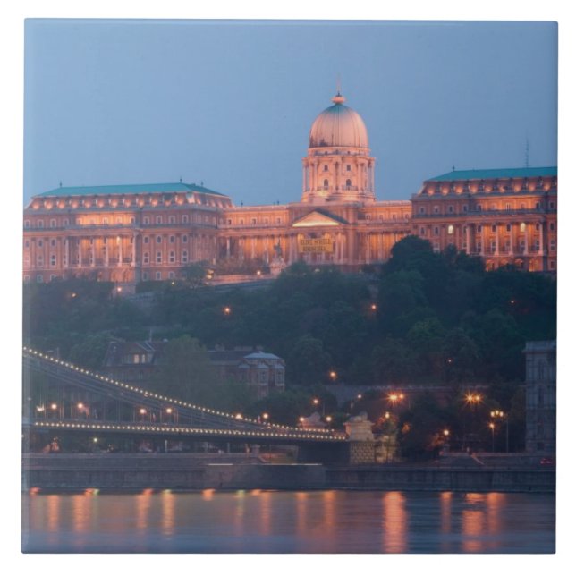UNGERN, Budapest: Szechenyi (Kedjebro) Bron, Kakelplatta (Framsidan)