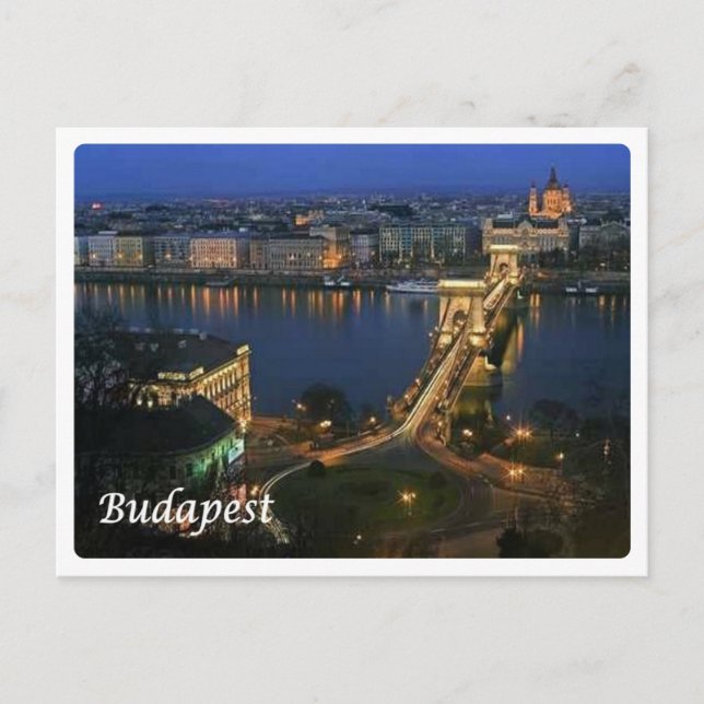 Ungern - Budapest - Vykort (Framsida)