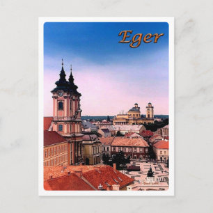 Ungern - Eger - Belvarosa - Vykort