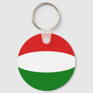 Ungern Fisheye Flagga Keychain Nyckelring