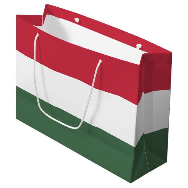 Ungern flagga (Framsidan Vinklad)