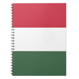 Ungern flagga anteckningsbok