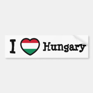 Ungern Flagga Bildekal