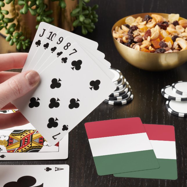 Ungern flagga casinokort (På plats)