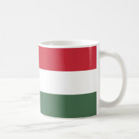 Ungern Flagga Ceramic Mugg