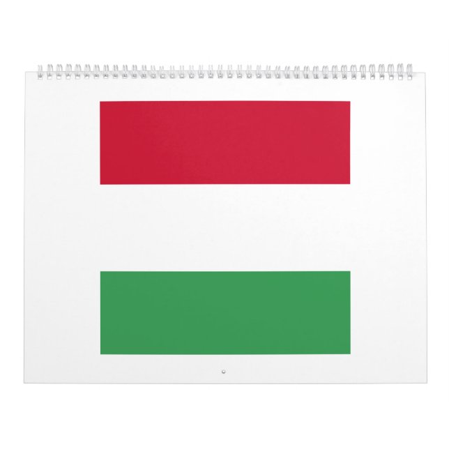 Ungern Flagga Emblem Kalender (Omslag)