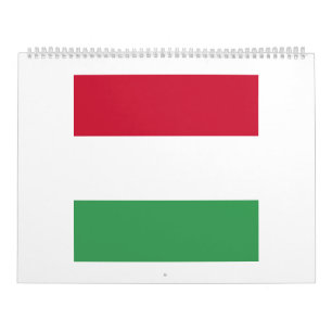 Ungern Flagga Emblem Kalender