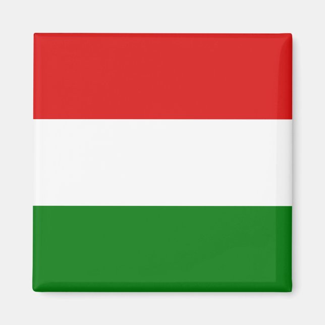 Ungern Flagga Magnet (Framsidan)