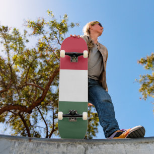 Ungern flagga mini skateboard bräda 18,5 cm