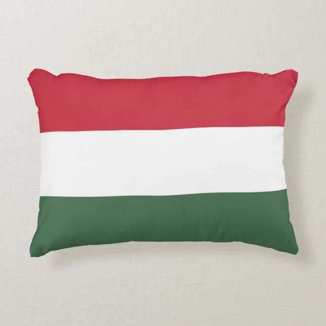 Ungern flagga prydnadskudde (Framsidan)