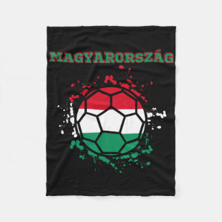 Ungern Fotboll Ungersk Flagga Fan Tröja Fleecefilt