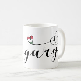 Ungern Heart Mugg, ungerska Kaffemugg