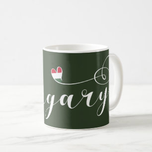 Ungern Heart Mugg, ungerska Kaffemugg