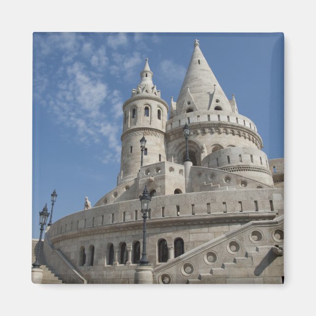 Ungern, huvudstad Budapest. Buda, Slott 2 Magnet (Framsidan)