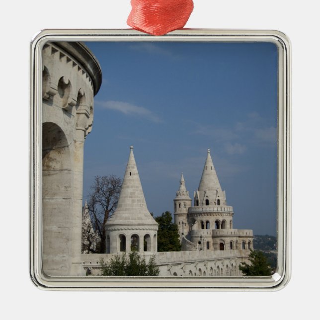 Ungern, huvudstad Budapest. Buda, Slott Julgransprydnad Metall (Framsidan)