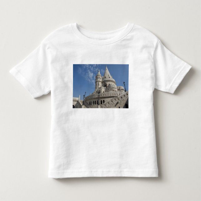 Ungern, huvudstad i Budapest. Buda, Castle 2 T Shirt (Framsida)