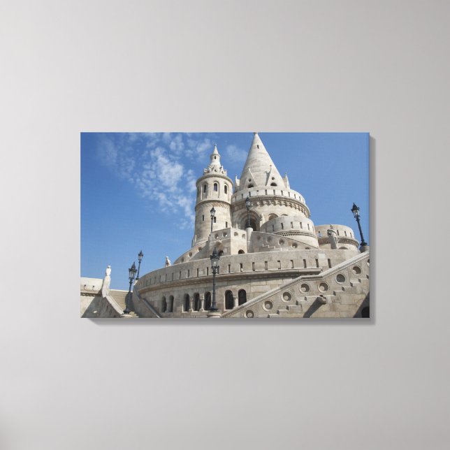 Ungern, huvudstaden Budapest. Buda, Slott 2 Canvastryck (Framsida)