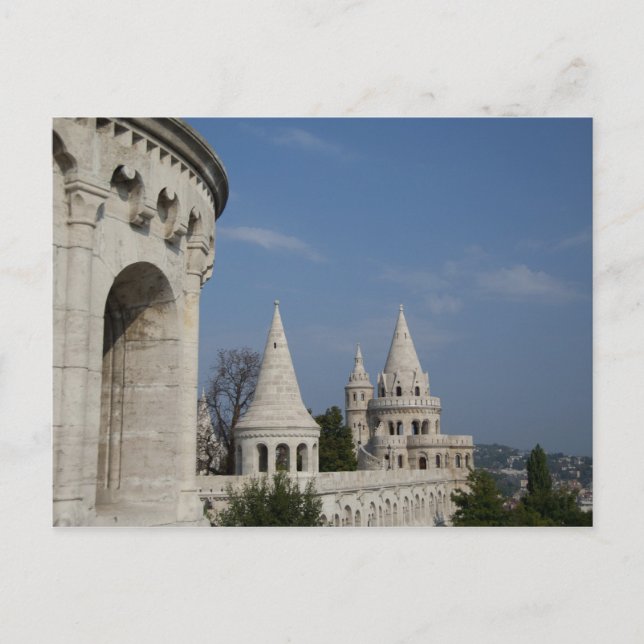 Ungern, huvudstaden Budapest. Buda, Slott Vykort (Framsida)