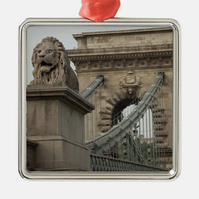 Ungern, huvudstaden Budapest. Historisk 2 Julgransprydnad Metall (Framsidan)