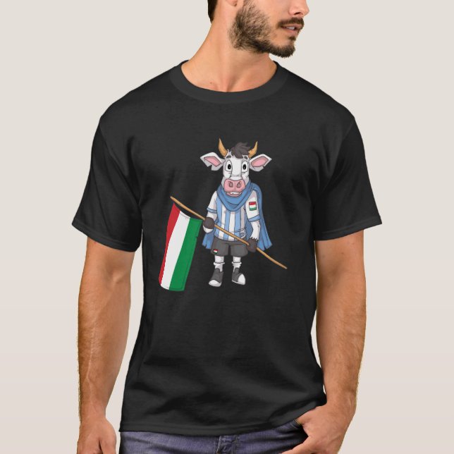 Ungern Ko Ungerska Fans T Shirt (Framsida)