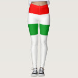Ungern Leggings<br><div class="desc">Flagga i Ungern,  rödvit grönt</div>