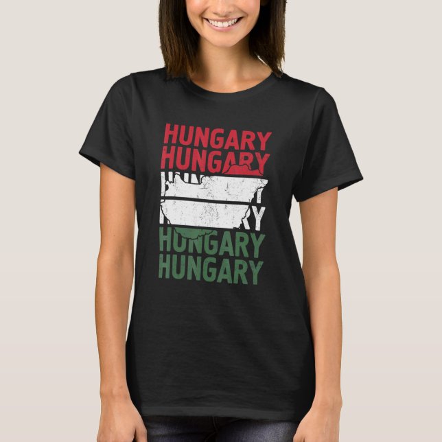 Ungern Magyarország Budapest Hungary 3 T Shirt (Framsida)